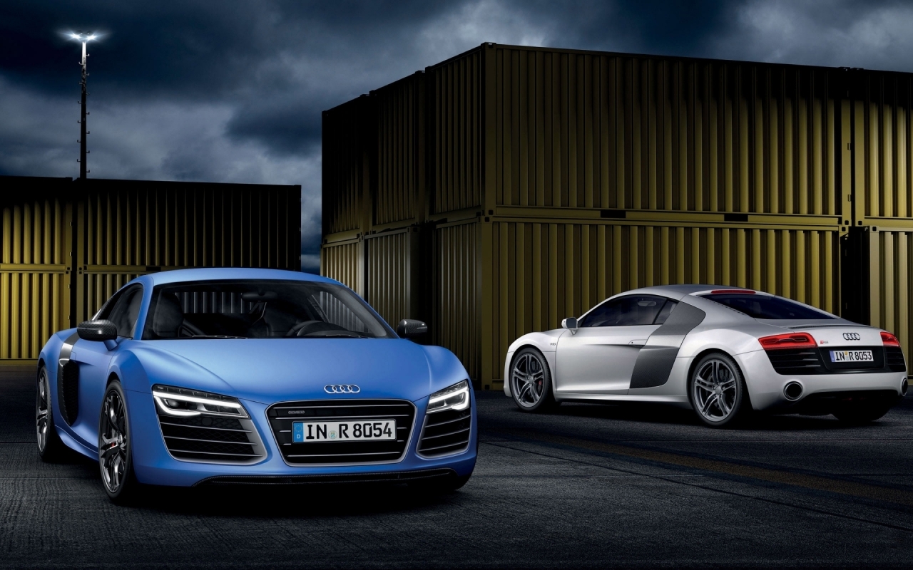 Audi R8 V10 for 1280 x 800 widescreen resolution