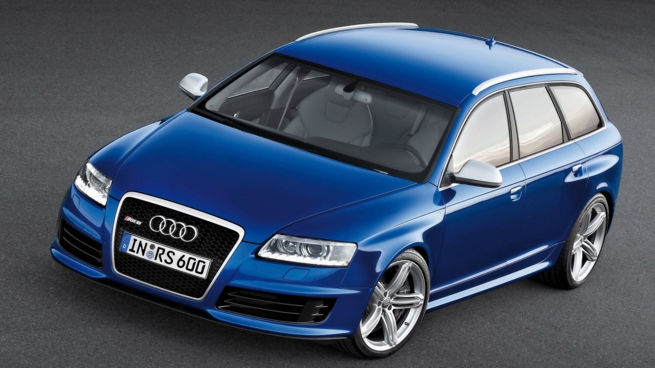 Audi RS6 Avant Front And Side 2008 for 1280 x 720 HDTV 720p resolution