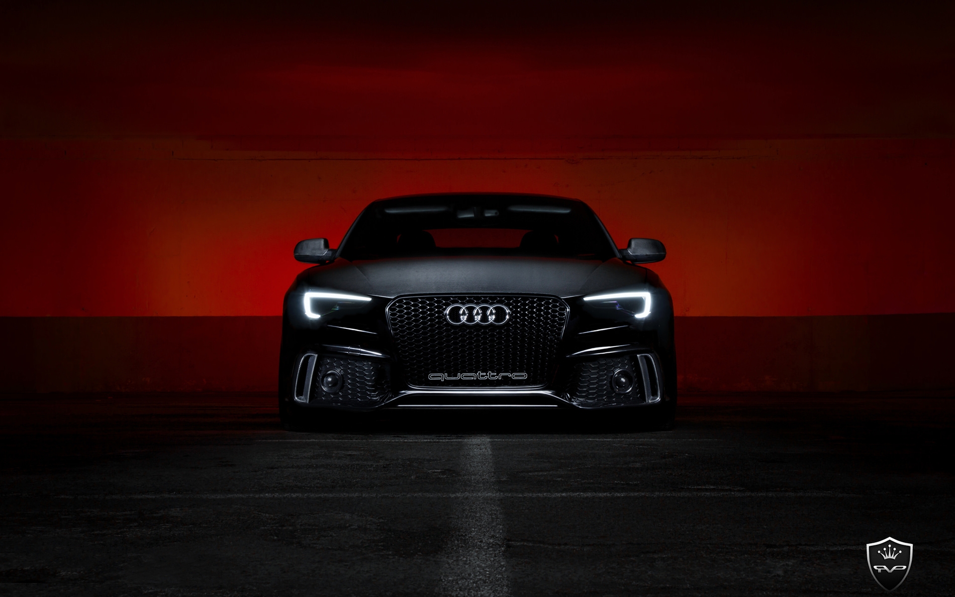 Audi S5 Black for 1920 x 1200 widescreen resolution