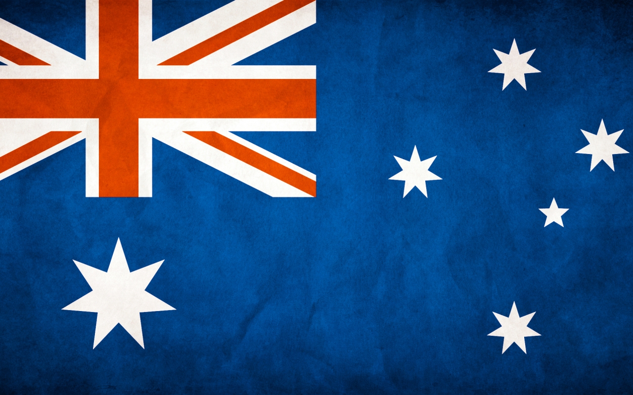 Australia Flag for 1280 x 800 widescreen resolution