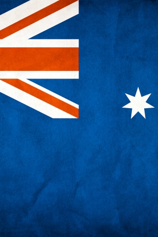 Australia Flag for 320 x 480 iPhone resolution