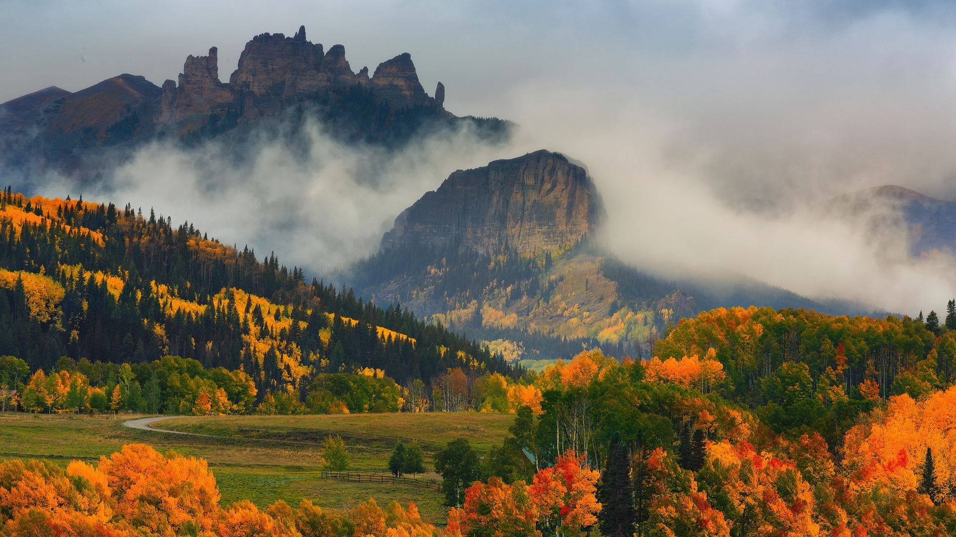 Autumn Colors in Colorado for 1920 x 1080 HDTV 1080p resolution
