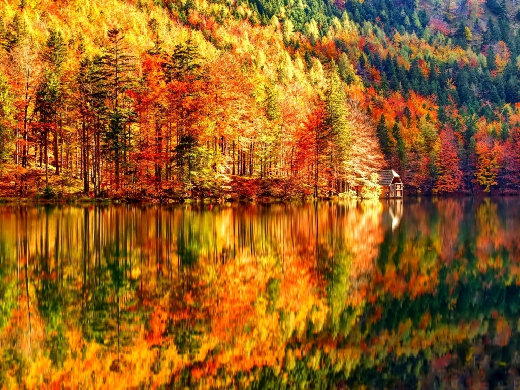 Autumn Landscape for 1024 x 768 resolution
