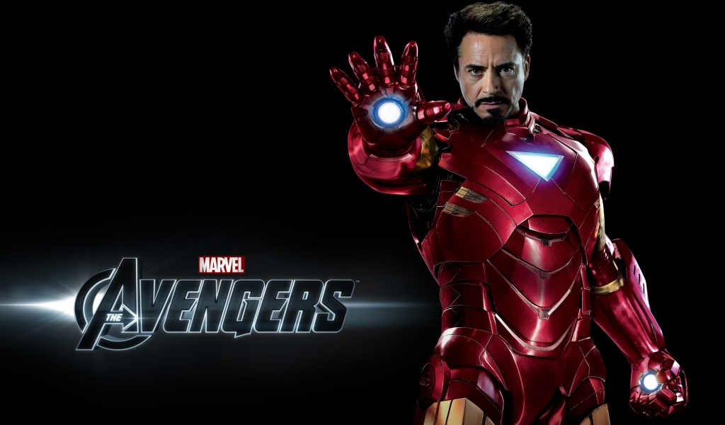 Avengers Iron Man for 1024 x 600 widescreen resolution