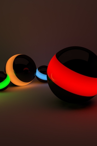 Balls Lights for 320 x 480 iPhone resolution
