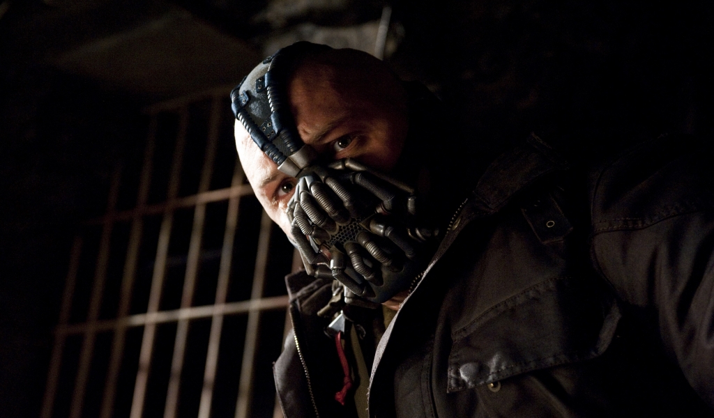 Bane The Dark Knight Rises for 1024 x 600 widescreen resolution