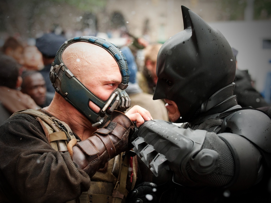 Bane vs Batman for 1152 x 864 resolution