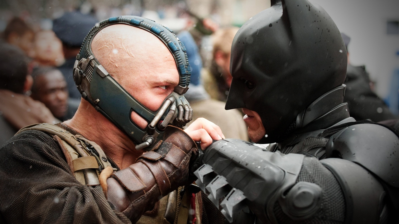 Bane vs Batman for 1280 x 720 HDTV 720p resolution