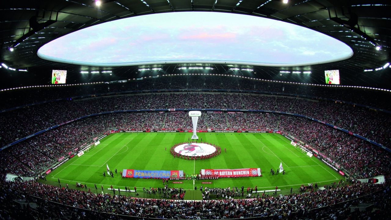 Barcelona vs Bayern Munich for 1280 x 720 HDTV 720p resolution