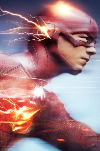 Barry Allen The Flash for 320 x 480 iPhone resolution