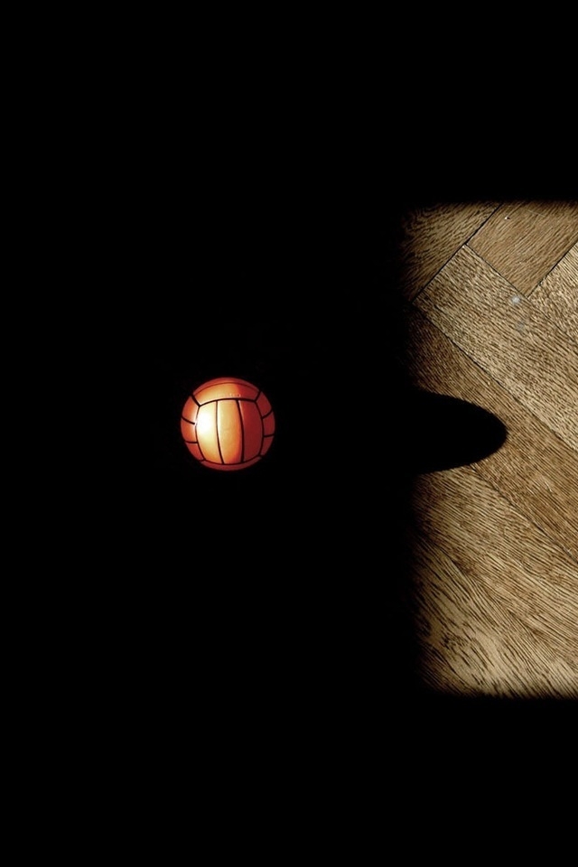 Basketball Shadow for 640 x 960 iPhone 4 resolution