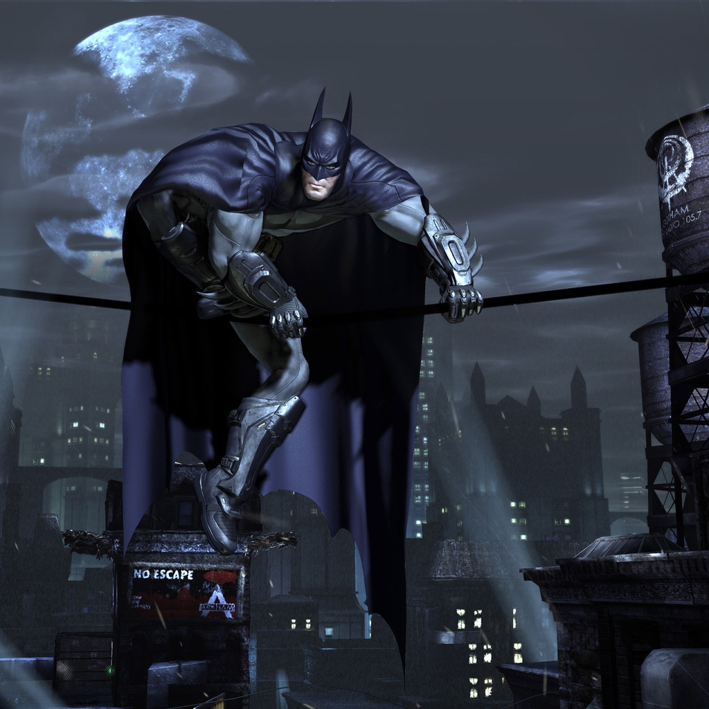 Batman Alone for 1024 x 1024 iPad resolution