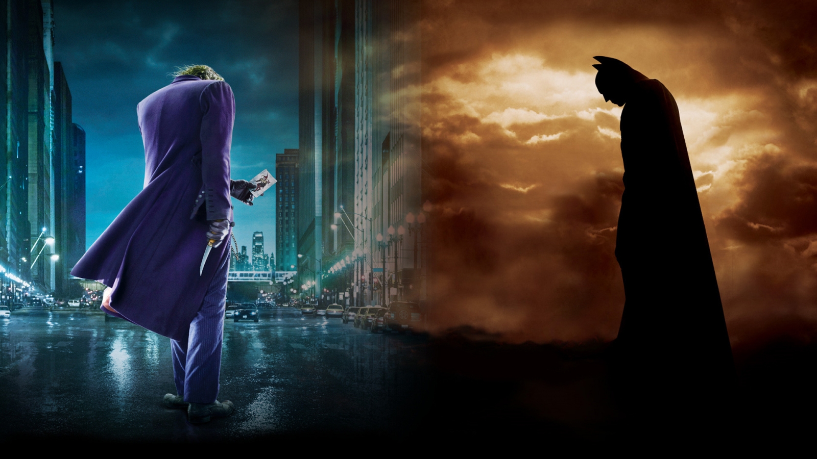 Batman and The Joker for 1600 x 900 HDTV resolution