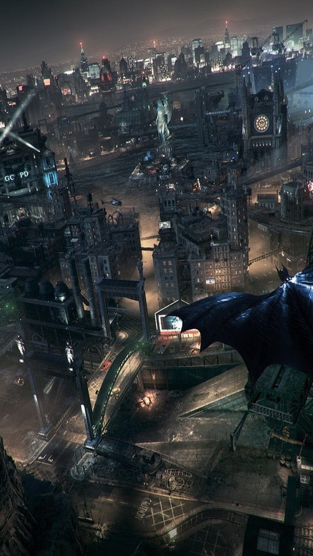 Batman Arkham Knight 3 for 640 x 1136 iPhone 5 resolution