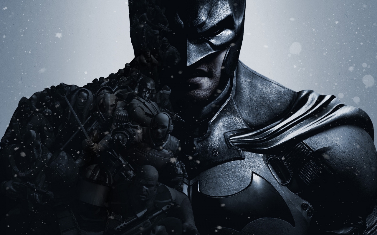 Batman Arkham Origins Poster for 1280 x 800 widescreen resolution
