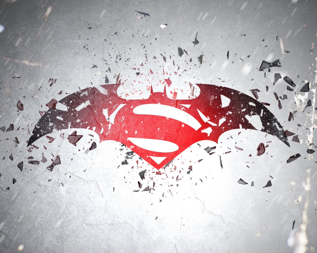 Batman vs Superman Awesome Logo for 1280 x 1024 resolution