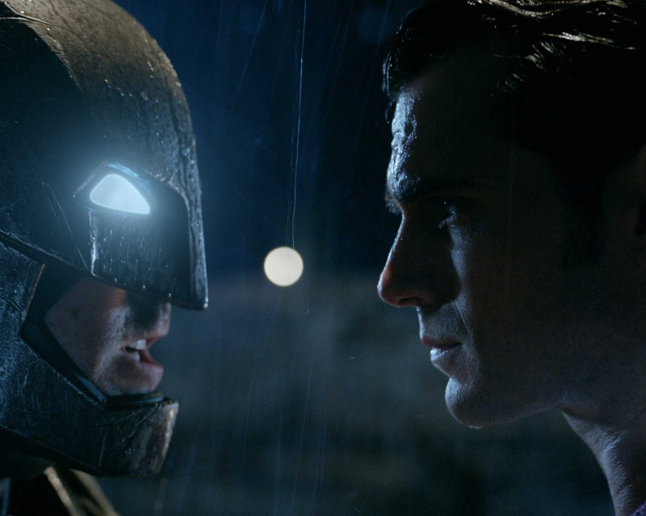 Batman vs Superman Face to Face for 1280 x 1024 resolution