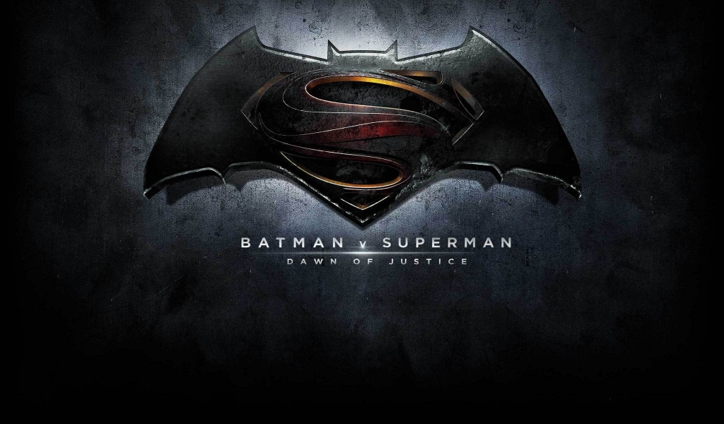 Batman vs Superman Logo for 1024 x 600 widescreen resolution