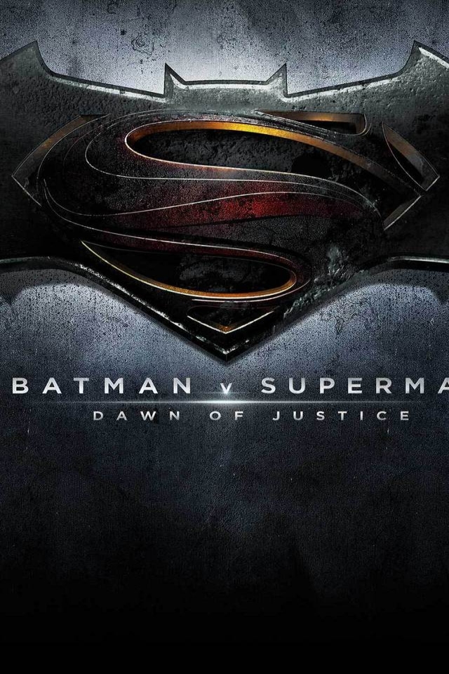 Batman vs Superman Logo for 640 x 960 iPhone 4 resolution