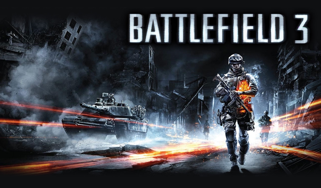 Battlefield 3 for 1024 x 600 widescreen resolution