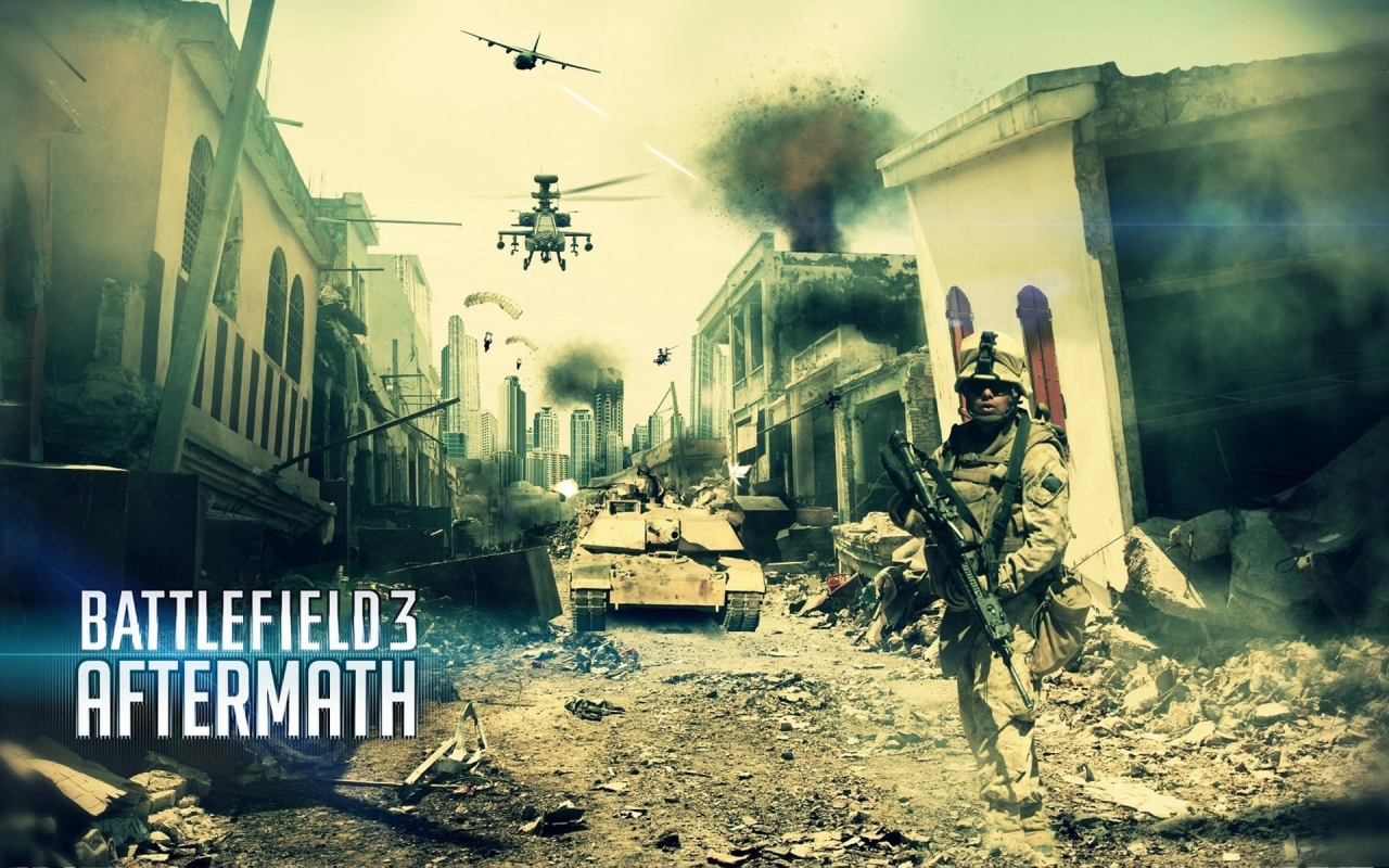 Battlefield 3 Aftermath for 1280 x 800 widescreen resolution