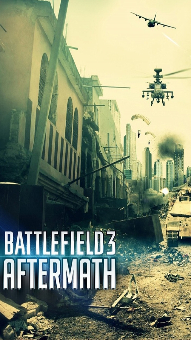 Battlefield 3 Aftermath for 640 x 1136 iPhone 5 resolution