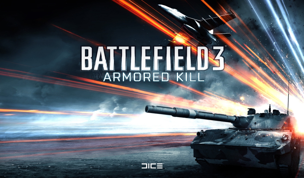 Battlefield 3 Armored Kill for 1024 x 600 widescreen resolution
