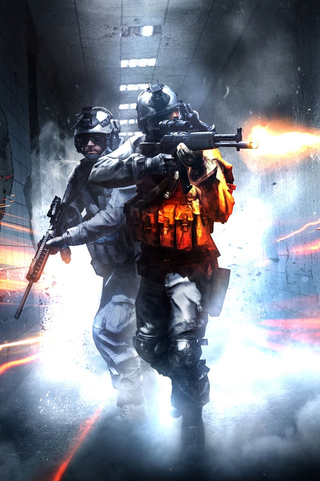 Battlefield 3 Co Op for 640 x 960 iPhone 4 resolution
