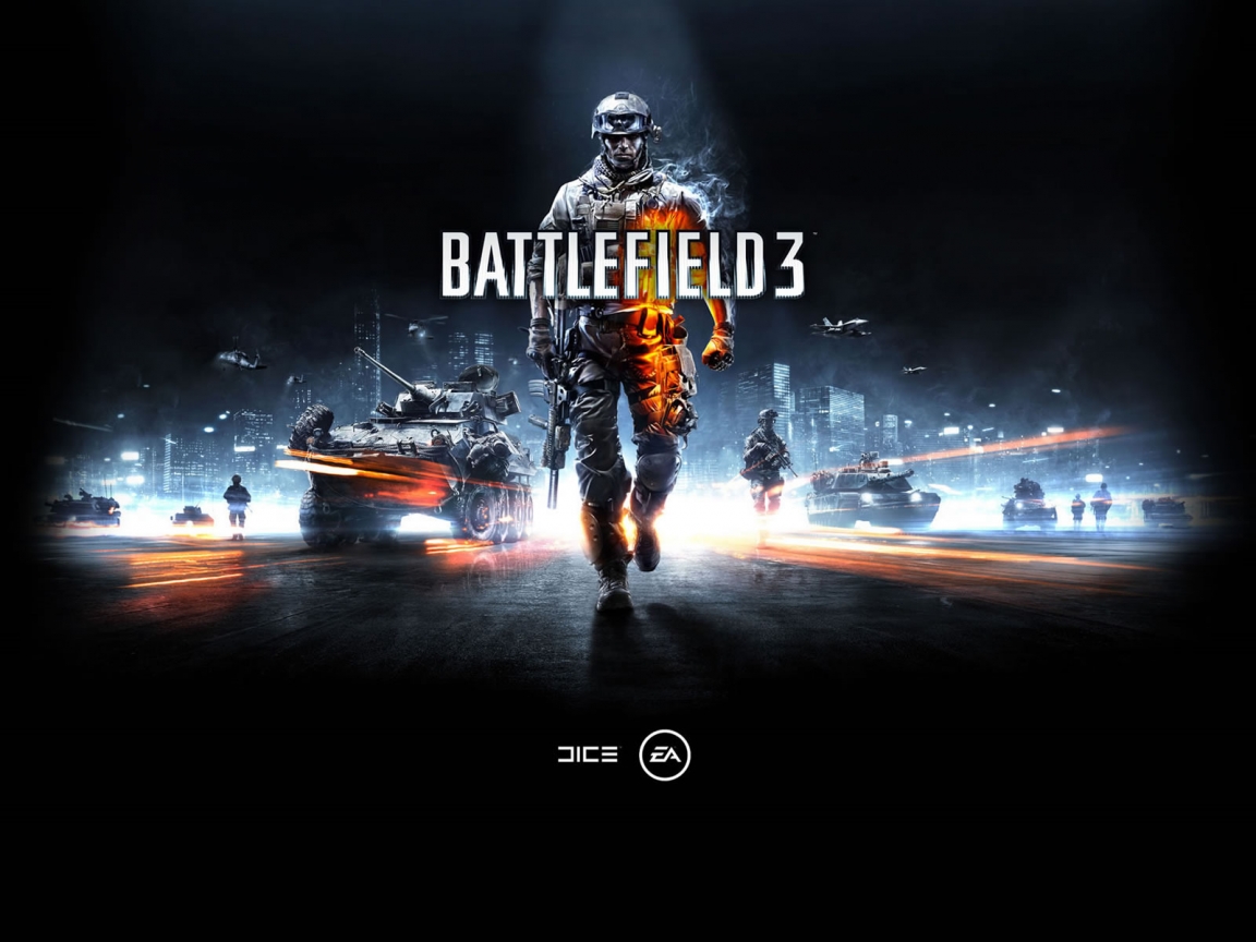 Battlefield 3 Game for 1152 x 864 resolution