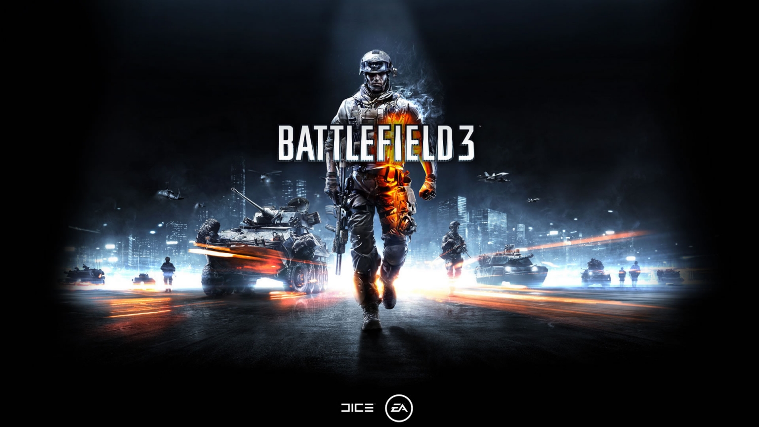 Battlefield 3 Game for 1536 x 864 HDTV resolution