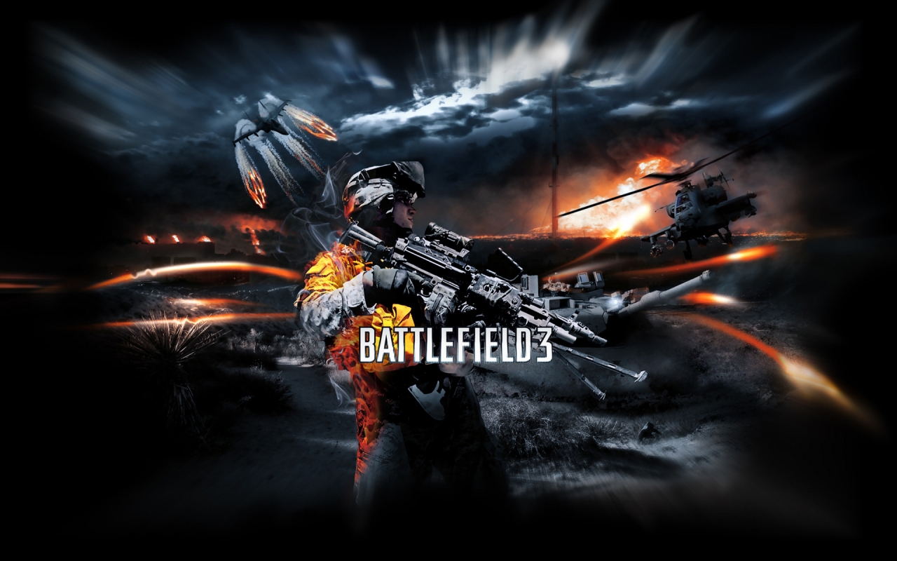 Battlefield 3 Poster for 1280 x 800 widescreen resolution