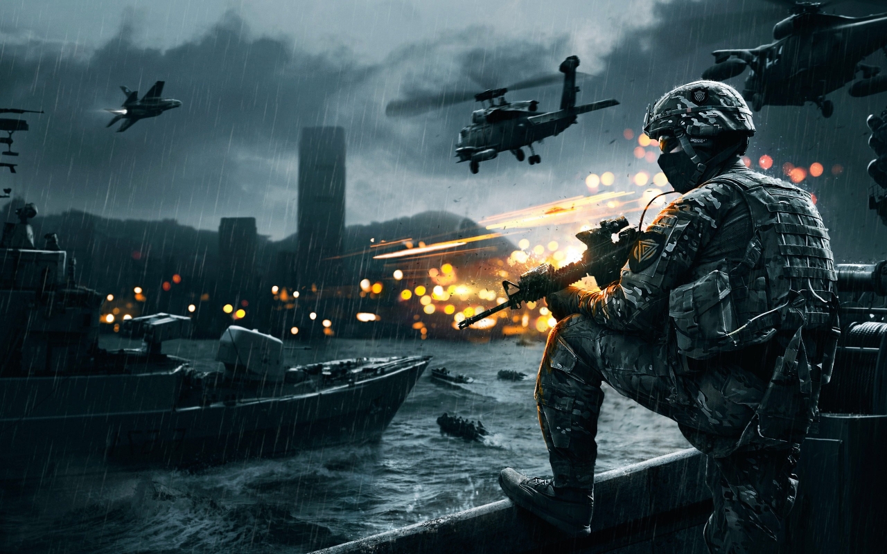Battlefield 4 Siege of Shanghai for 1280 x 800 widescreen resolution