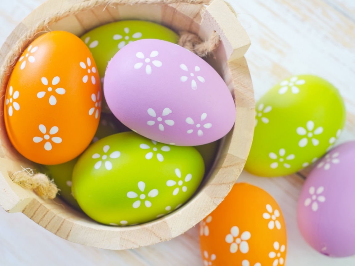 Beautiful 2014 Easter Eggs for 1152 x 864 resolution