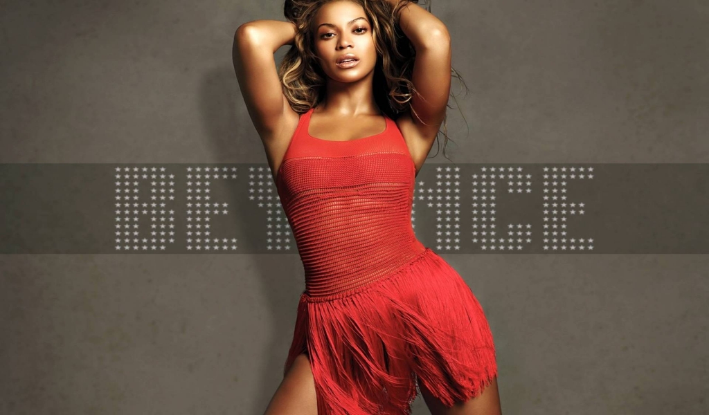 Beautiful Beyonce for 1024 x 600 widescreen resolution