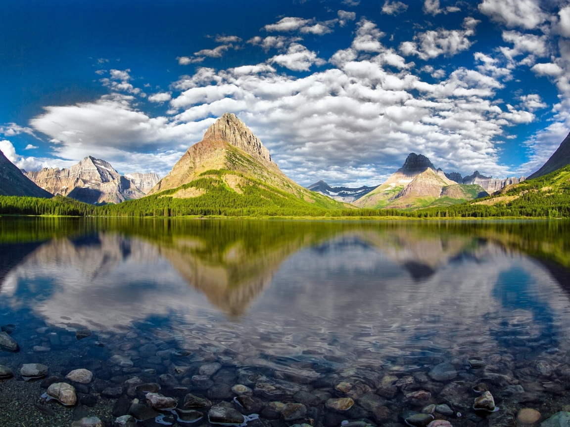 Beautiful Glacier National Park for 1152 x 864 resolution