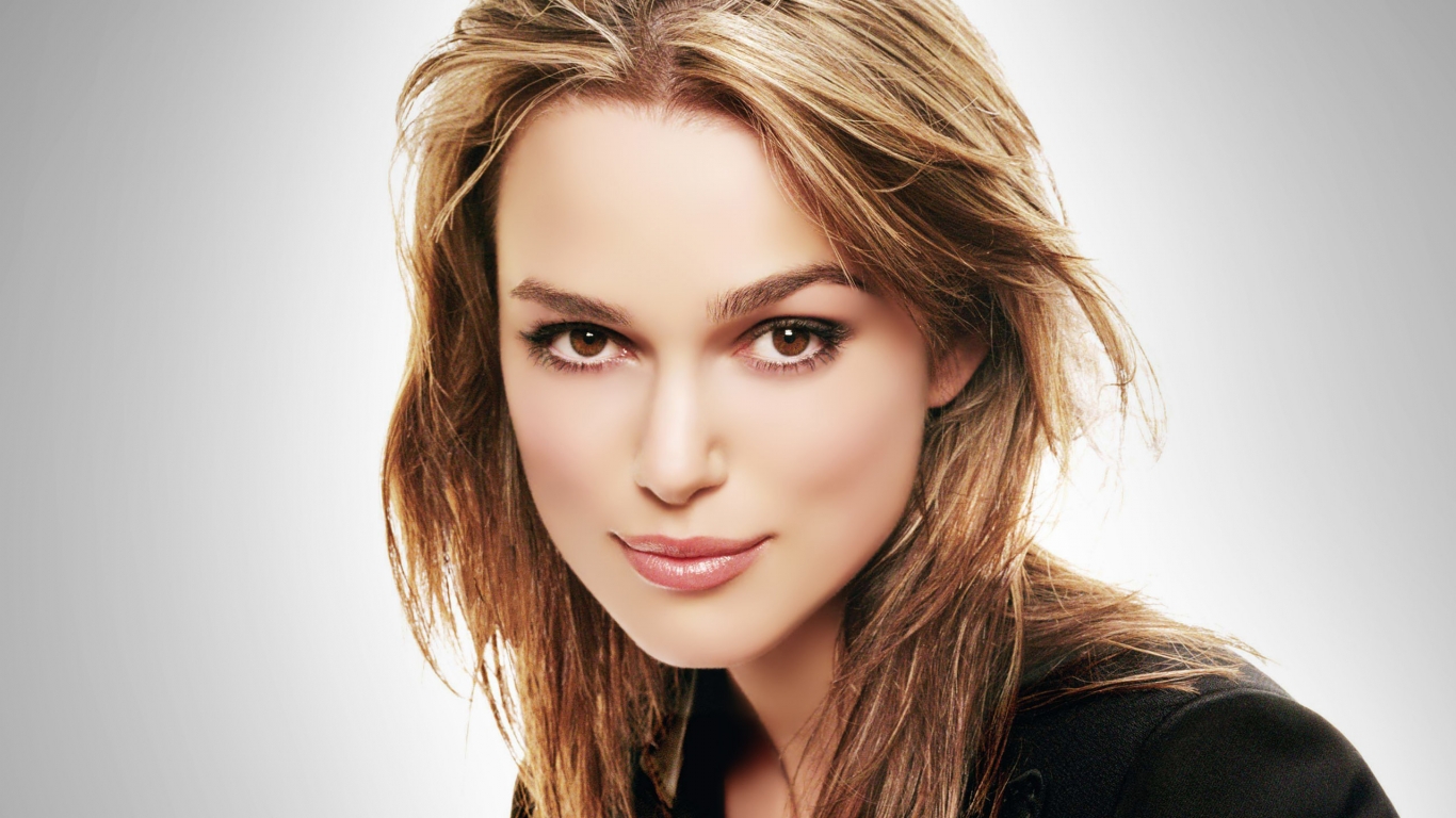 Beautiful Keira Knightley for 1366 x 768 HDTV resolution