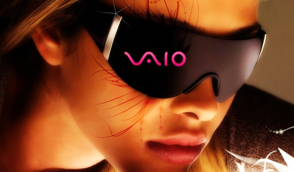 Beautiful Sony Vaio for 1024 x 600 widescreen resolution
