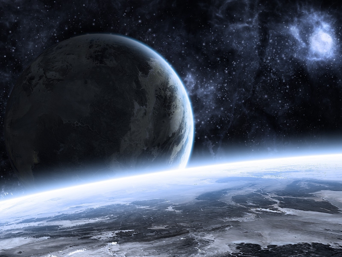 Beautiful Space Landscape for 1152 x 864 resolution