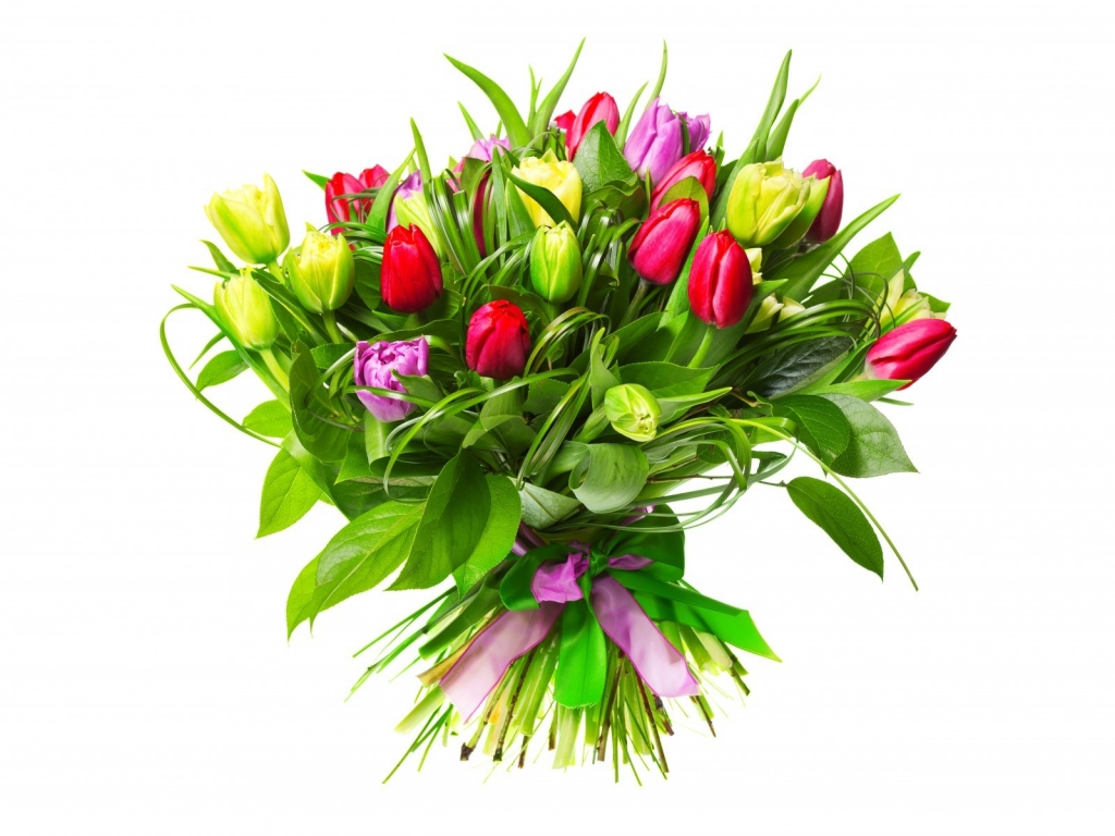 Beautiful Tulip Bouquet for 1024 x 768 resolution