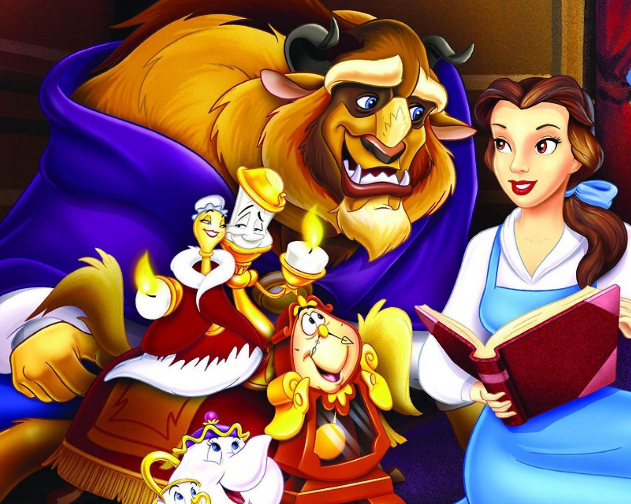 Beauty and the Beast for 1280 x 1024 resolution