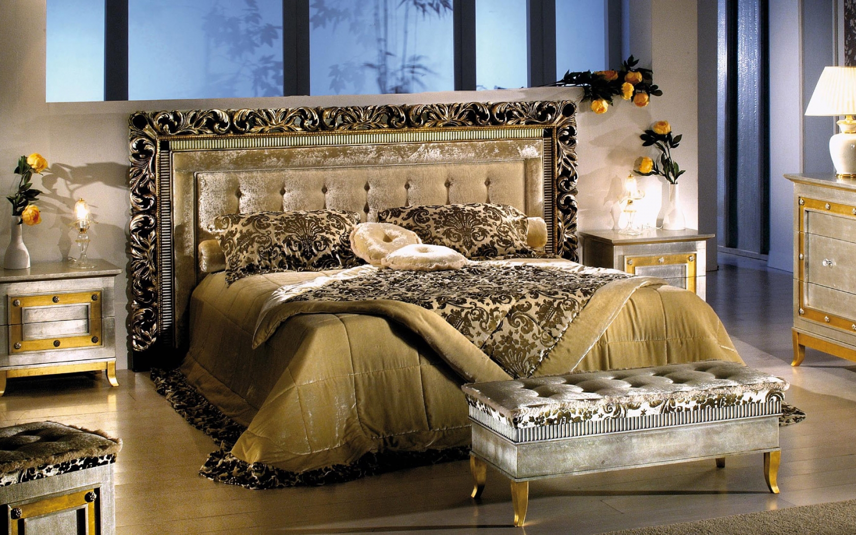 Bedroom in velvet for 1680 x 1050 widescreen resolution