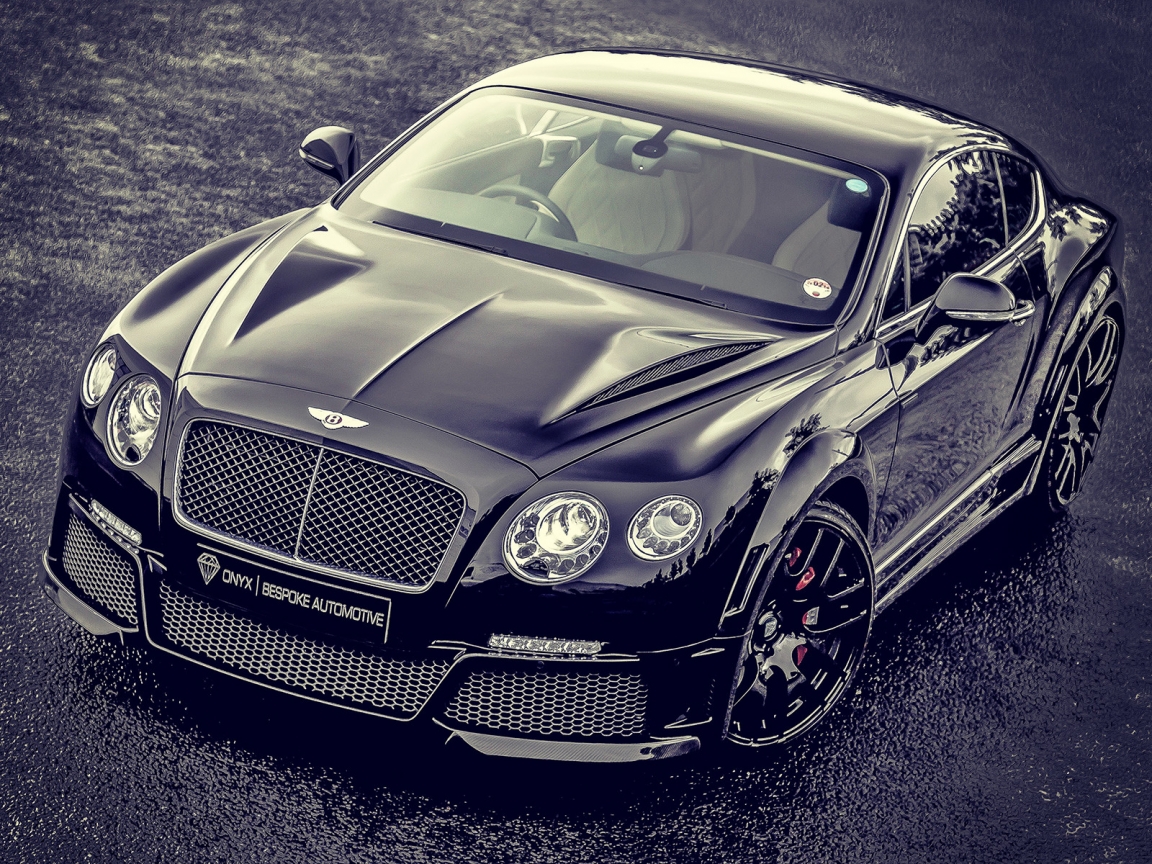 Bentley Continental Black Tuned for 1152 x 864 resolution