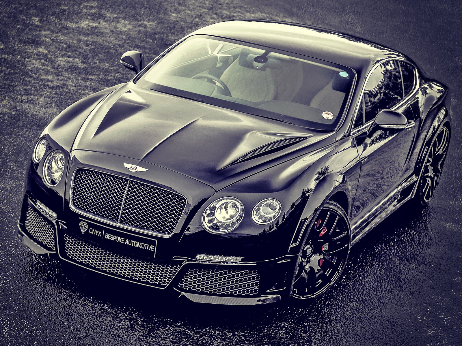 Bentley Continental Black Tuned for 1600 x 1200 resolution