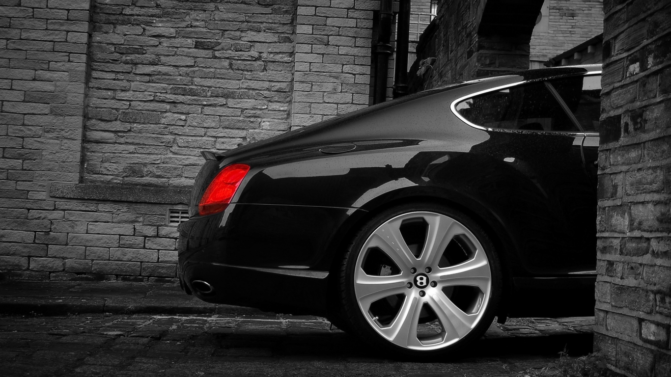 Bentley Continental GT S Project Kahn 2008 Rear for 1366 x 768 HDTV resolution