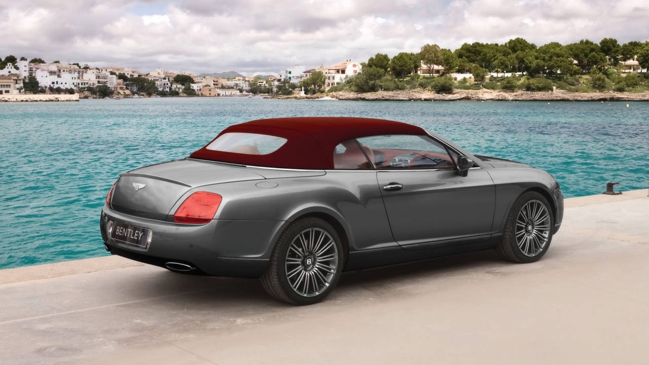 Bentley Continental GTC 2009 for 1280 x 720 HDTV 720p resolution