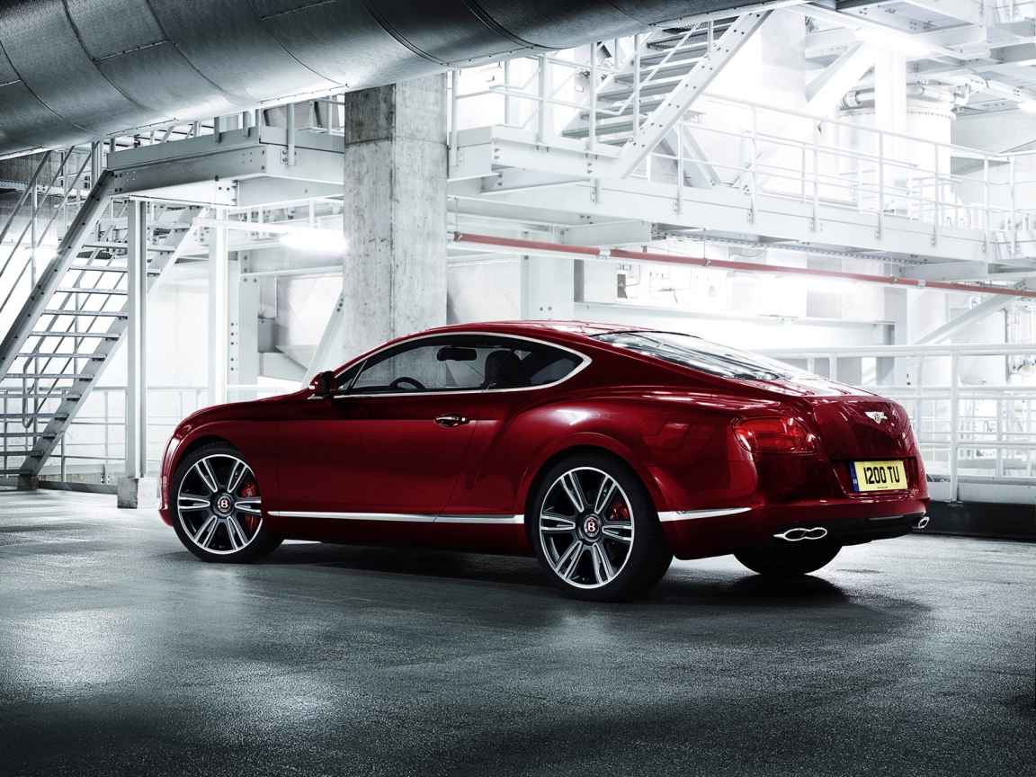 Bentley Continental V8 Side View for 1152 x 864 resolution