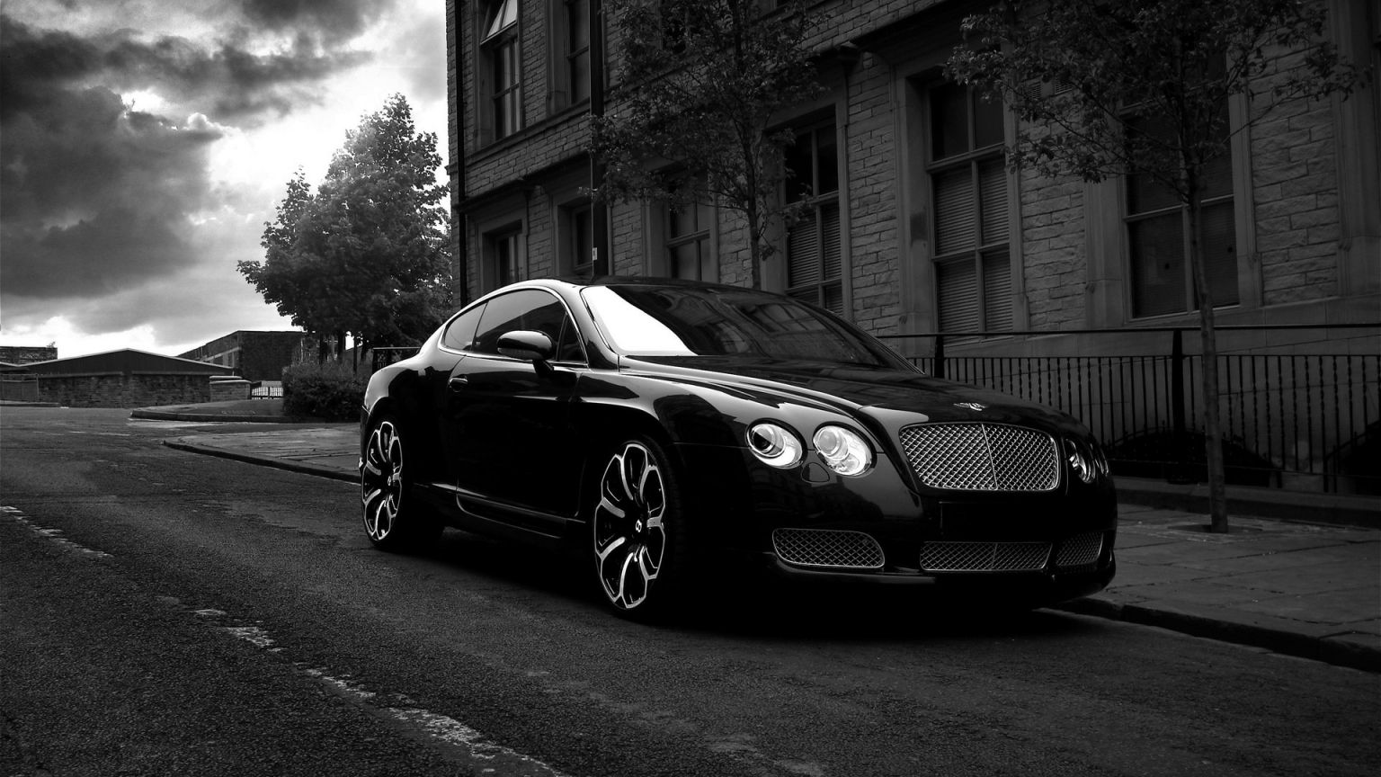 Bentley GTS Black Edition Project Kahn 2008 for 1536 x 864 HDTV resolution
