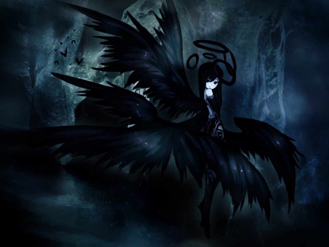 Black Rock Shooter Character for 1152 x 864 resolution