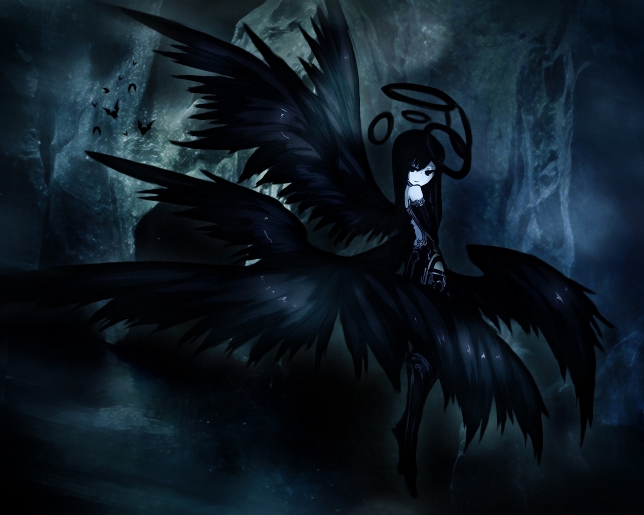 Black Rock Shooter Character for 1280 x 1024 resolution