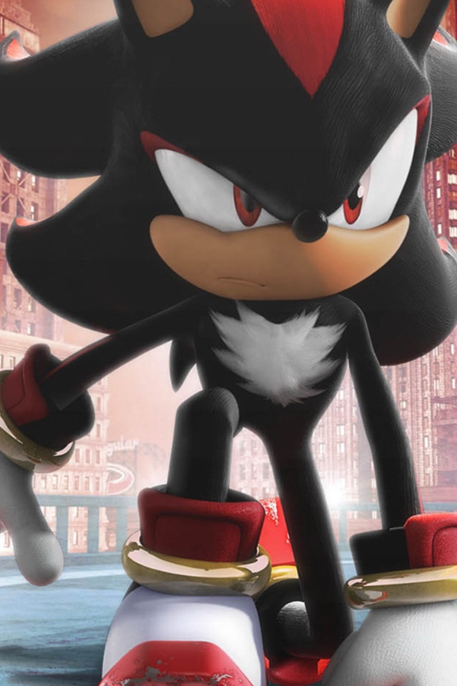 Black Sonic for 640 x 960 iPhone 4 resolution